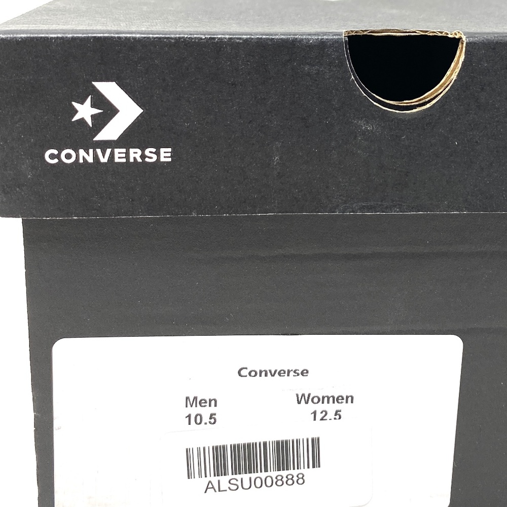 Converse Chuck Taylor OX Low Top White Canvas "R" Sneakers Men Custom 169749C-R - Picture 11 of 13